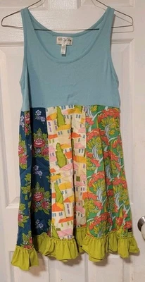 Matilda Jane Farmer's Market Tank Dress Women's Good Hart Sleeveless Size S - Image 1 of 4
