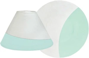 Yankee Candle Serene Sandblast Aqua Large Set Candle Shade and Tray, White/Gree - Picture 1 of 2