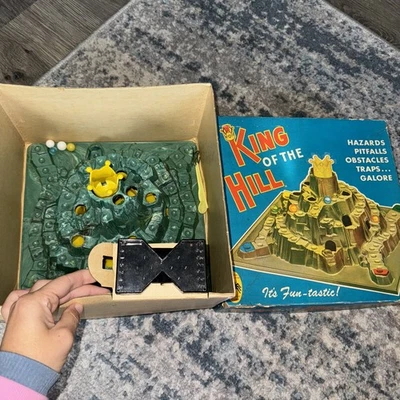 Juego de mesa vintage King of the Hill mármol 1963 Schafer Foto 1 de 4