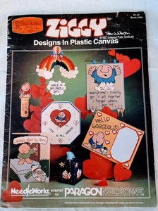 1982 Ziggy Designs in Plastic Canvas book #2006 Paragon Needlecraft - Picture 1 of 3