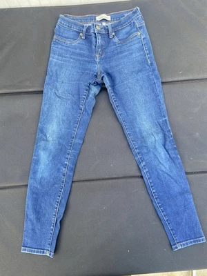 Pantalones de mezclilla Henry & Belle ideales súper ajustados al tobillo para mujer talla 26 azul elástico Foto 1 de 4