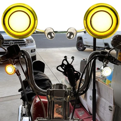 2x 1157 Luces LED intermitentes para Harley Street Glide Heritage Iron 883 Fatboy Foto 1 de 4
