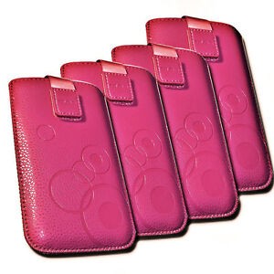 Handy Tasche Etui Cover Case Hülle Etui in Pink für Samsung i9001 Galaxy S Plus