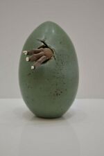 Dennis Thompson Baby Dragon Hatching From Egg Ceramic Sculpture