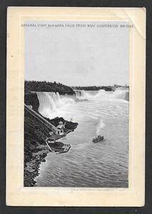 Victorian Trade Card - Jersey Coffee - Niagara Falls from Suspension Bridge 1900+ - Bild 1 von 2
