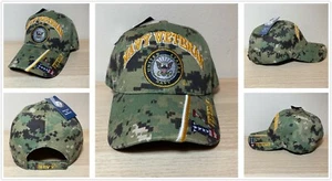 Neu eingetroffen offizielle Marine lizenzierte Kappe Marine Veteran & Marine Emblem NWU III Camo - Bild 1 von 6