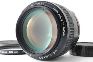 CLA'd [MINT+++] Minolta MC Rokkor 85mm f/1.7 Portrait MF Lens for MC MD JAPAN