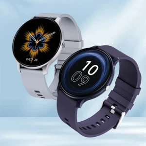 Smart Watch Men Unisex Full Touch Screen Sport Fitness Watch IP68 Waterproof - Picture 1 of 10