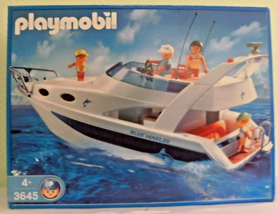 Playmobil Große Motorjacht 3645 Neu & OVP Blue Marlin Boot Schiff Hafen - Bild 1 von 2