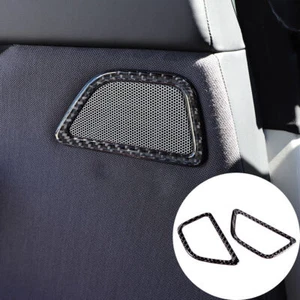 Carbon Fiber Door Sides Speaker Frame Trim For Maserati Ghibli 2014-2022 - Picture 1 of 12