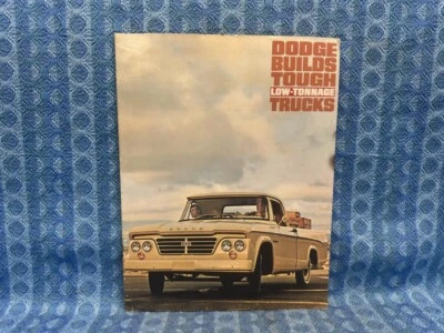 Camionetas Dodge Pickup D100 D200 D300 1963 poco tonelaje folleto de ventas original Foto 1 de 4