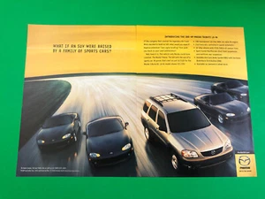 2000 MAZDA RX-7 MIATA ORIGINAL VINTAGE PRINT AD ADVERTISEMENT PRINTED 2 PAGE - Picture 1 of 1