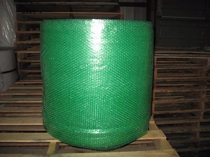3/16" Small Green Recycled Bubble, 24 x 300' Per Roll - Picture 1 of 1