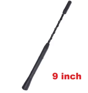 9" inch Antenna Mast Black Power Rod Radio AM/FM for Chevrolet Orlando 2012-2013 - Picture 1 of 9