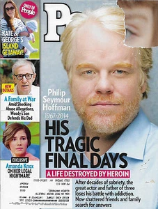 People Magazine February 17 2014 Philip Seymour Hoffman Woody Allen Amanda Knox - Picture 1 of 1