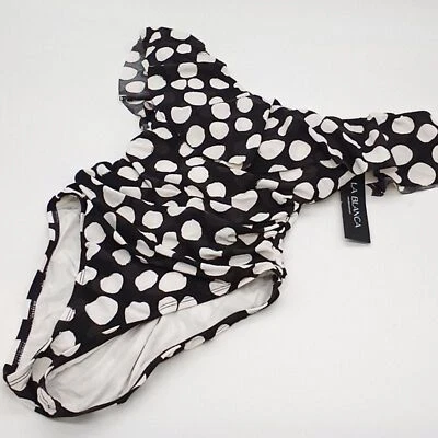 La Blanca Swimsuit Women 6 Mod for Dot Island Goddess Off-the-Shoulder One-Piece - Image 1 of 4