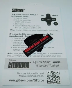 Gibson Les Paul G Force Case Candy Robot Min E Tune SG Guitar Parts Tronical Tag - Picture 1 of 3