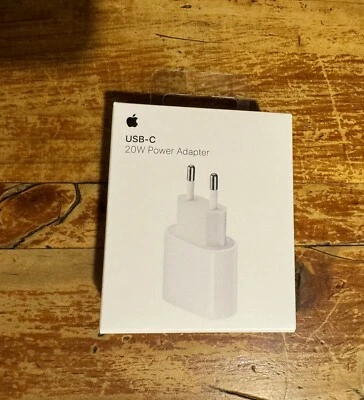 Apple 20W USB‑C Caricabatteria per iPhone/iPad - Bianca (MHJE3ZM/A) - Immagine 1 di 3