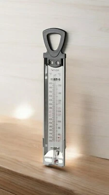 NOVO Termômetro Taylor 5983N Classic Candy Deep Fry AÇO INOXIDÁVEL 6289755 - Imagem 1 de 2