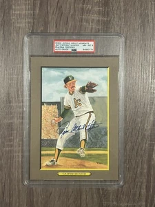 Jim Catfish Hunter Perez Steele Great Moments PSA/DNA Auto Grade NM-MT 8 - Picture 1 of 2
