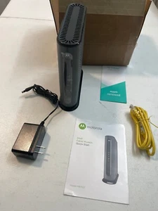 Motorola 24x8 Cable Modem Model MB7621 DOCSIS 3.0 1000+ Mbps WiFi Router - Picture 1 of 7
