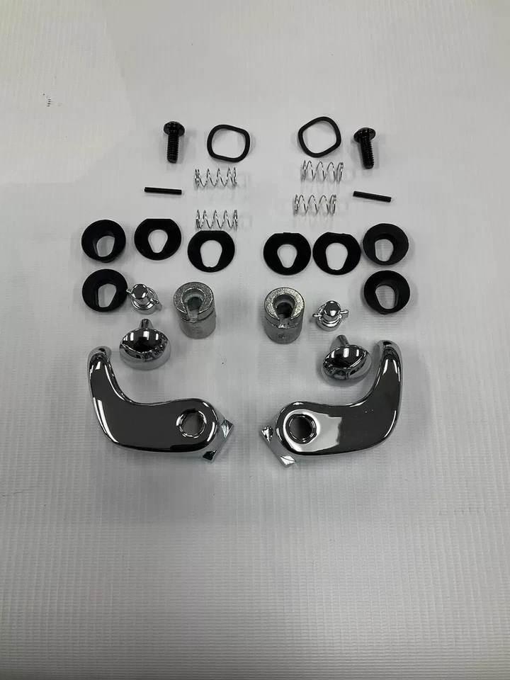 Par cromado de manija de ventana de ventilación de bloqueo para Chevy GMC Blazer Jimmy Suburban 73-94 Foto 1 de 1