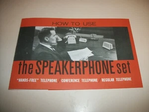 Western Electric (NOS) Telephone 3A Speakerphone Customer User Manual (S1B-2403) - Picture 1 of 3