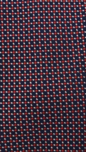 Corbata Nautica Hombre 100% Seda Rojo Azul Geométrica 3 1/4W 57L - Imagen 1 de 6