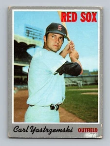 1970 Topps #10 Carl Yastrzemski LOW GRADE Vintage HOF Baseball Card - Picture 1 of 2