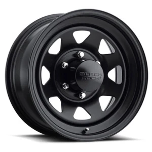 BLACK ROCK 929 Black Jack Rim 16X8 6X139.7 Offset 13 Matte Black (Quantity of 4) - Picture 1 of 2