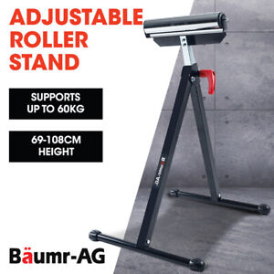 Baumr-AG Roller Stand Adjustable Table Mitre Saw Heavy Duty Workshop Folding