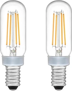 Untrammelife E12 LED T8 Bulbs, 6W, Warm White 2700K, 500 Lumens, 2 Pack - Picture 1 of 5