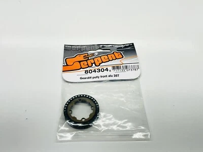 Serpent 804304 Geardiff Pully Front Aluminum 35T Rare Rc Part #8829 - Image 1 of 3