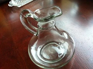 Vintage - Anchor Hocking Glass  Cruet  - Bulbous Base - Picture 1 of 3