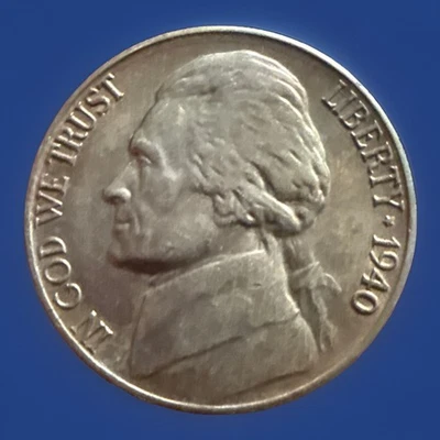 1940-D BU Jefferson Nickel “Best Value On eBay “ Sold As Pictured” Fast S&H 1081 - Image 1 of 4