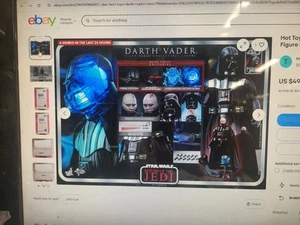 Hot Toys Star Wars Darth Vader Deluxe Modellino Scala 1:6 ROTJ MMS700 40° Anniversario - Foto 1 di 16