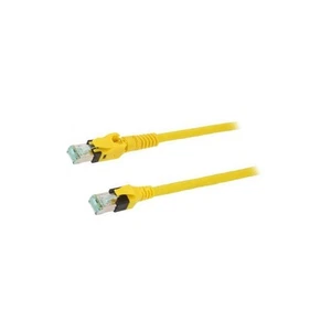 09488447745050 Patch cord S/FTP 6a Line Cu PUR yellow 5m halogen-free 27AWG H... - Picture 1 of 1