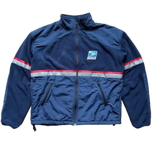 Vintage 90s USPS Spiewak Fleece Reflective Stripe Jacket Insulated Men's XL - Bild 1 von 9