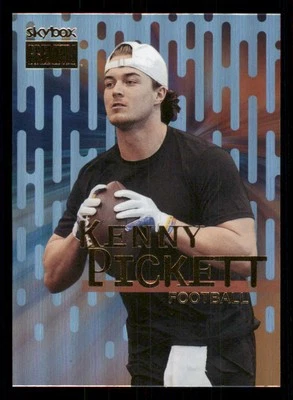 2022 Skybox Metal Universe Champions Skybox Premium Gold #S35 Kenny Pickett - Image 1 of 2