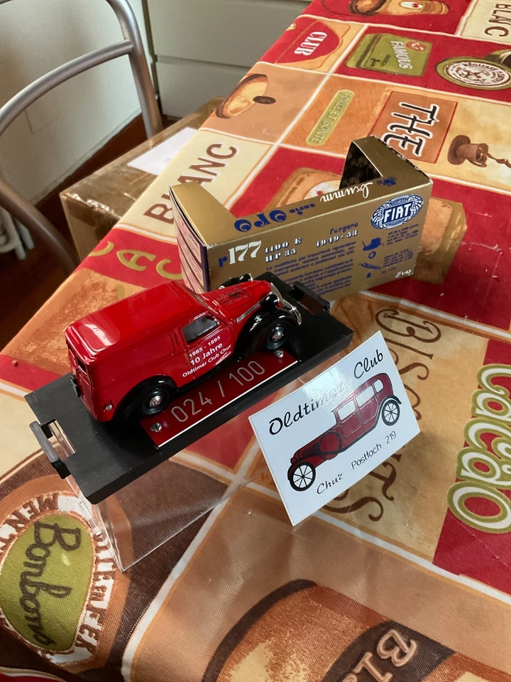 BRUMM FIAT 1100 club chur numero 24/100 - Immagine 1 di 4