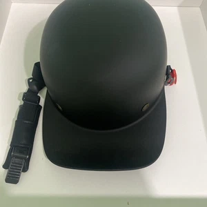 US Dot Motorcycle Helmet Retro Baseball Duck Hat Helmets Open Face Half Helmet M - Picture 1 of 5
