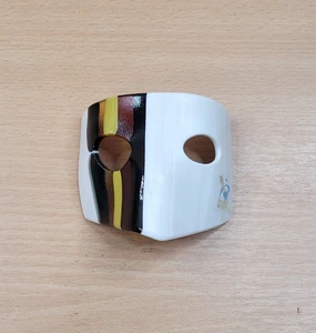 Vetro Artistico Murano Art Glass Venetian Carnival Mask Vintage Italy 3.5" Mini - Picture 1 of 7