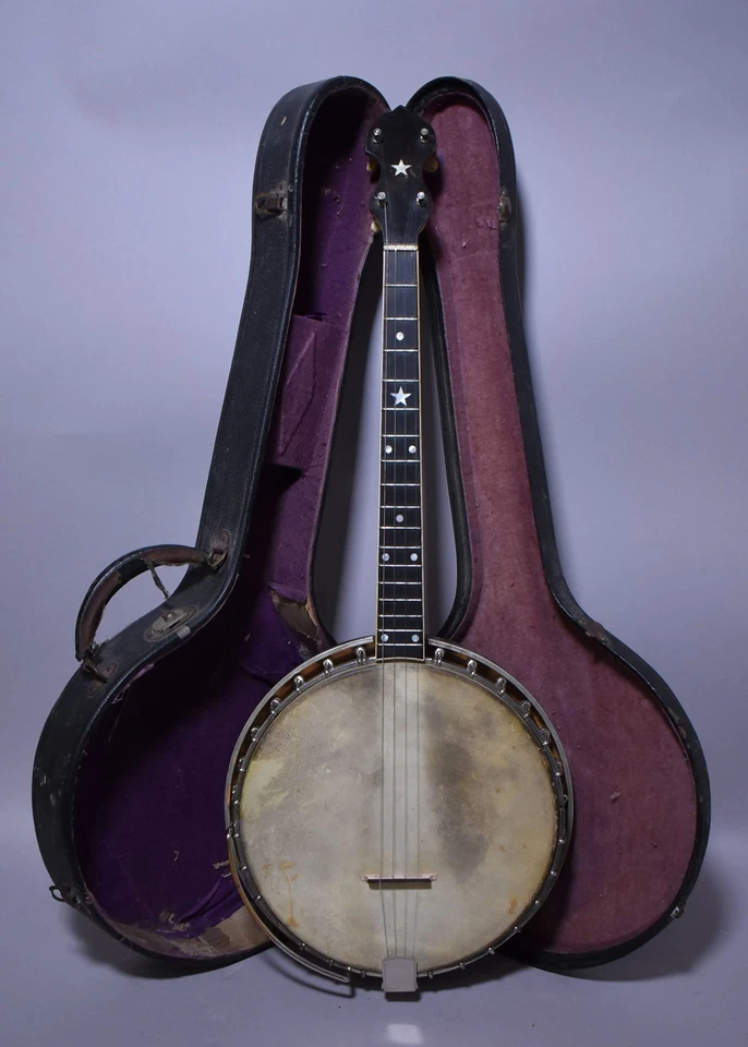 1919 Vega Style M 4-String Tenor Banjo w/OHSC - Image 1 of 4