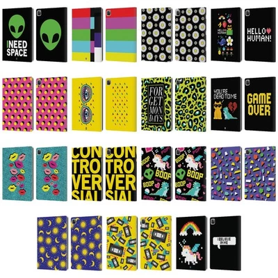 HEAD CASE DESIGNS POP TRENDS LEATHER BOOK WALLET CASE COVER FOR APPLE iPAD - Image 1 of 4