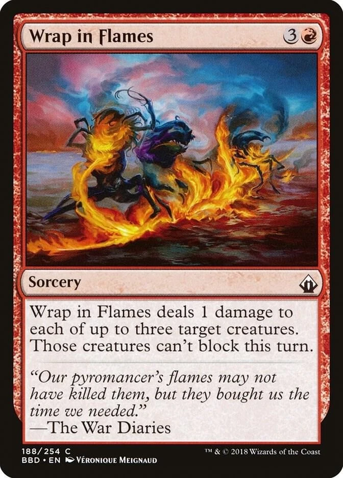 4x Wrap in Flames MTG Battlebond NM Magic: the Gathering Playset - Image 1 of 1