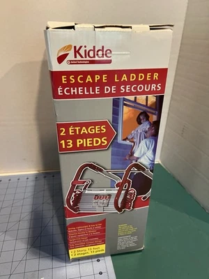 Escalera de escape de incendios de emergencia Kidde 13 pies 2 pisos KL-2S NUEVA EN CAJA Foto 1 de 3