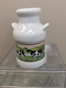Vintage Ceramic Pictorial Milk Can Salt - Picture 1 of 6