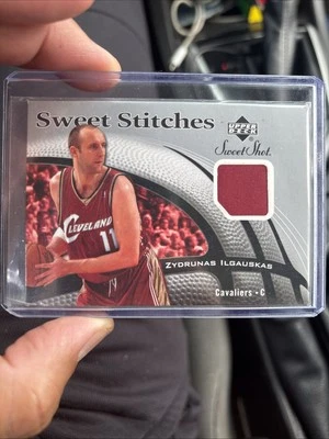 2006-07 Upper Deck Sweet Shot Stitches Memorabilia Zydrunas Ilgauskas #SS-ZI - Image 1 of 2