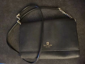 Kate spade black crossbody purse - Picture 1 of 9