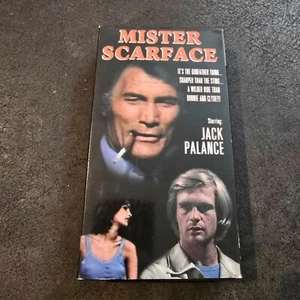 MISTER SCARFACE VHS 1977 Jack Palance Alpha Video Italian Action Revenge Cult - Picture 1 of 8